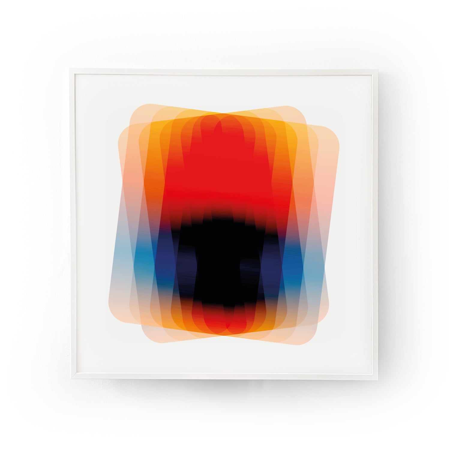 Lenticular print of Vertigo artwork with kaleidoscope effect