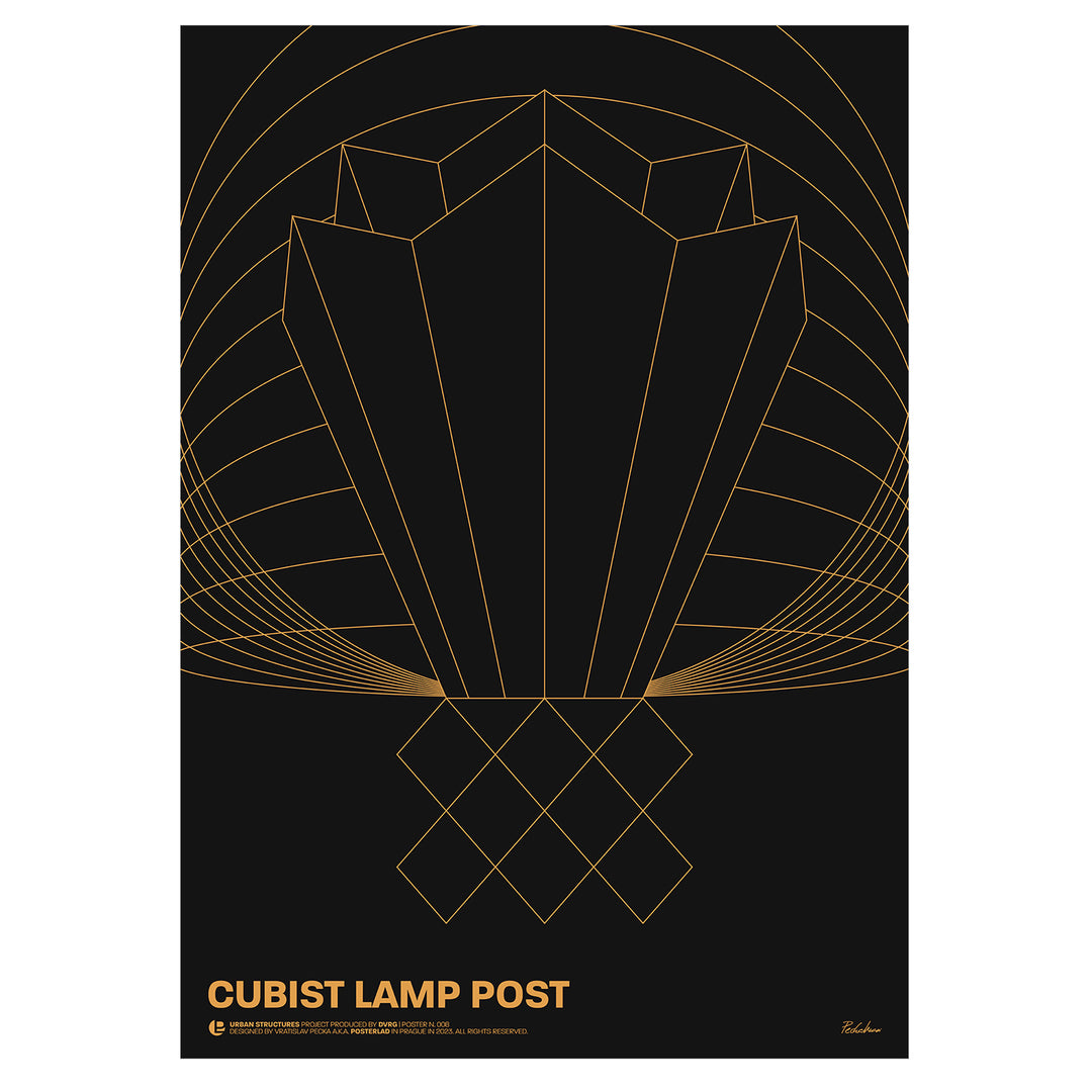 Cubist Lamp Post