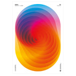 Museum-quality matte paper print featuring the Spiral design and Crystal print