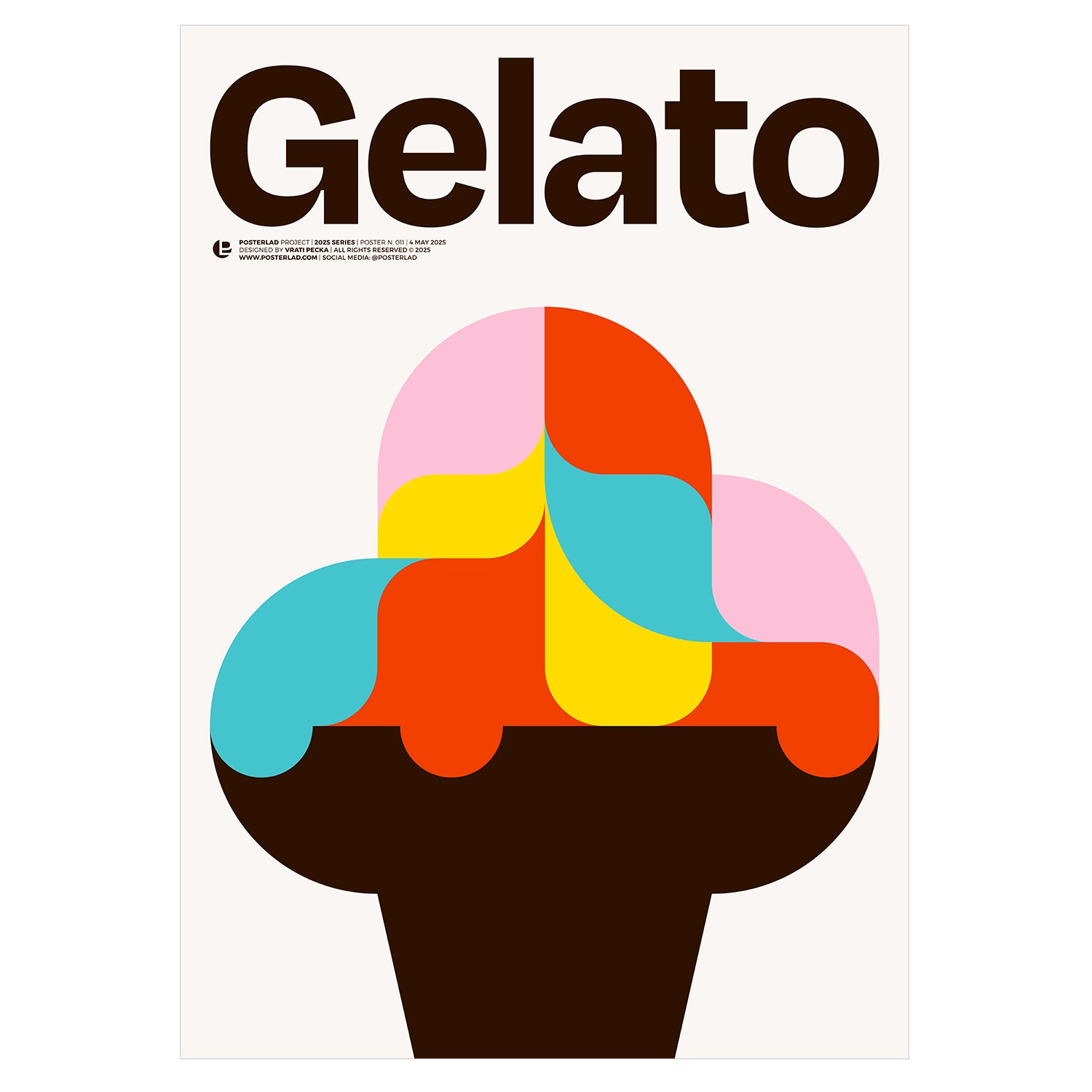 A delicious and creamy scoop of artisanal Italian gelato in a waffle cone