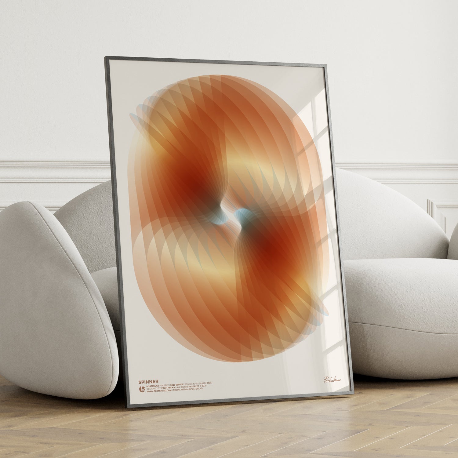 Detailed Spinner poster printed on 026 mm thick matte paper, ideal for home decor