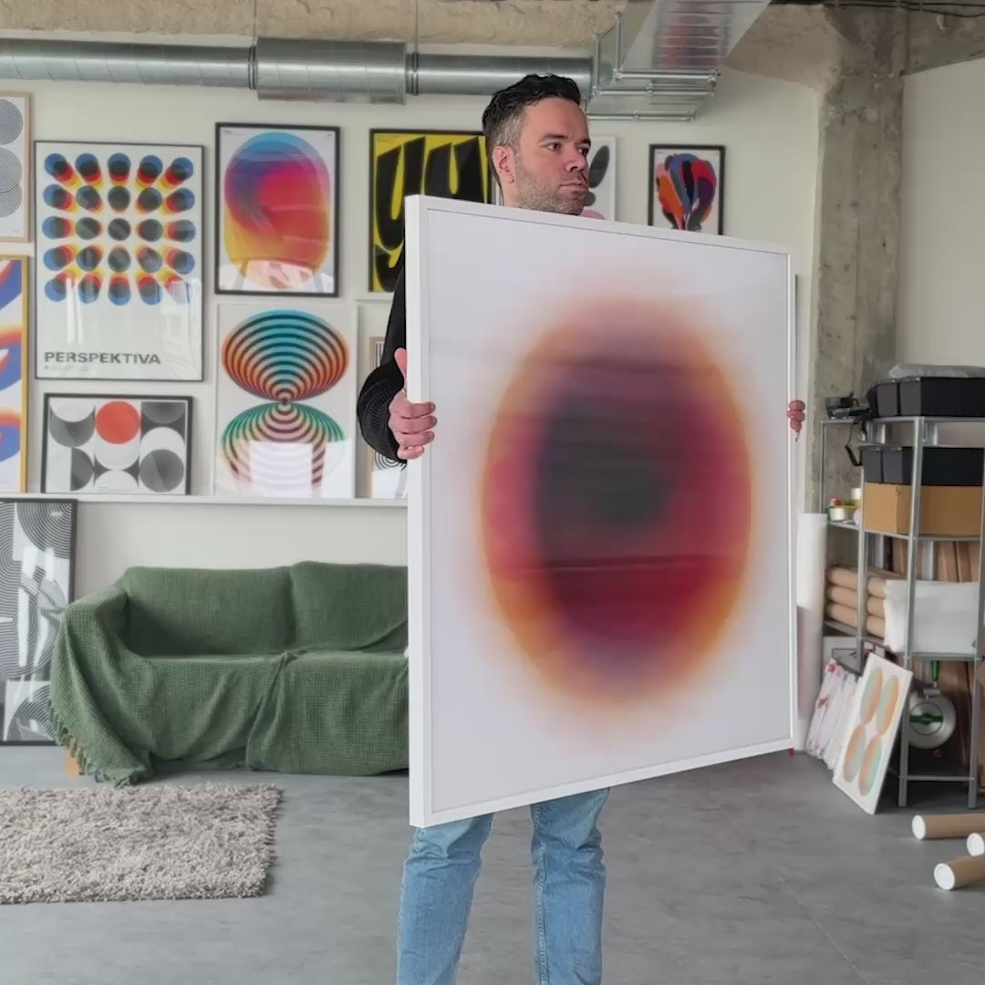 Load video: Vertigo (1/1 Edition, 103x103 cm)