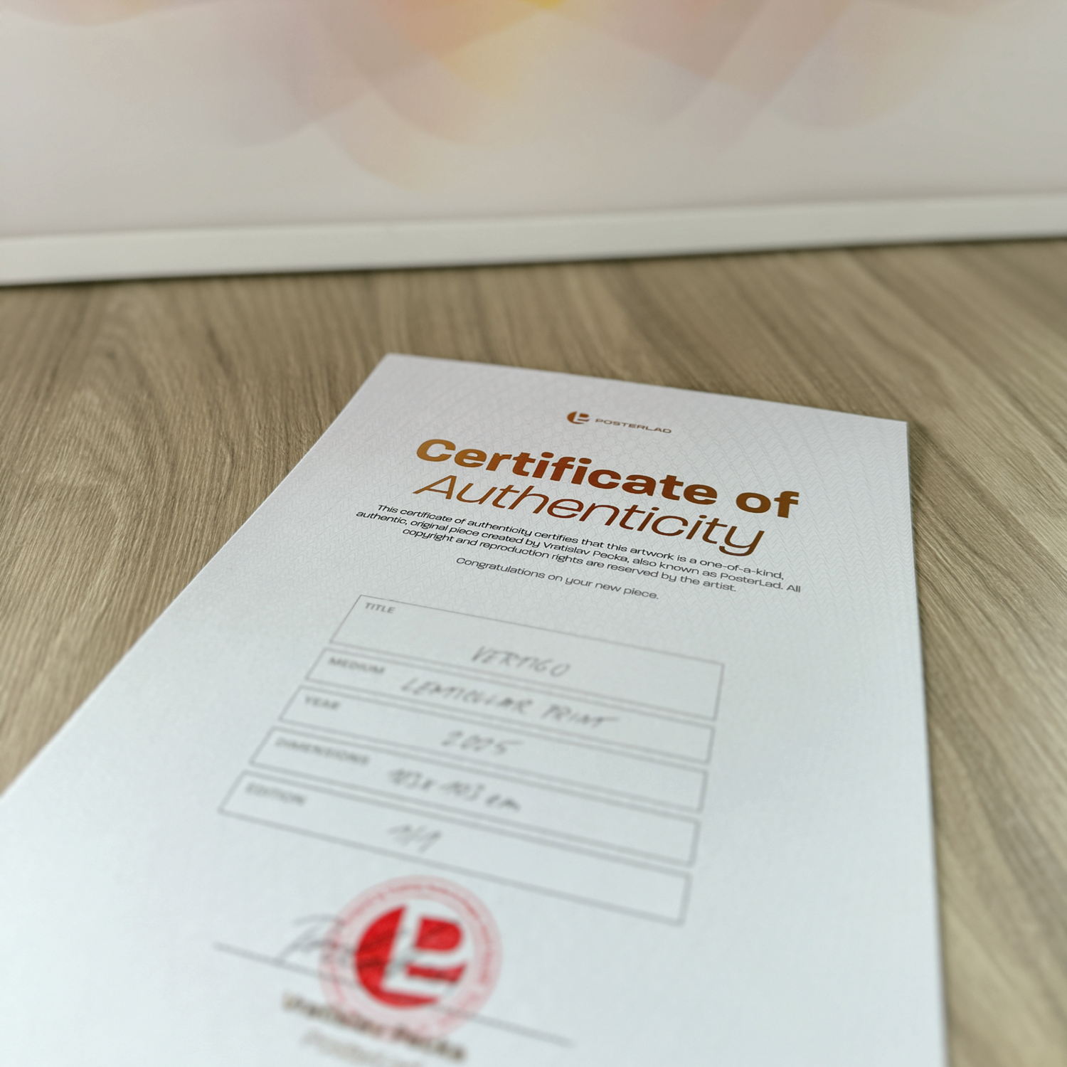 Artwork evoking rhythmic ebb and flow of ocean tides, with integrated hanging system