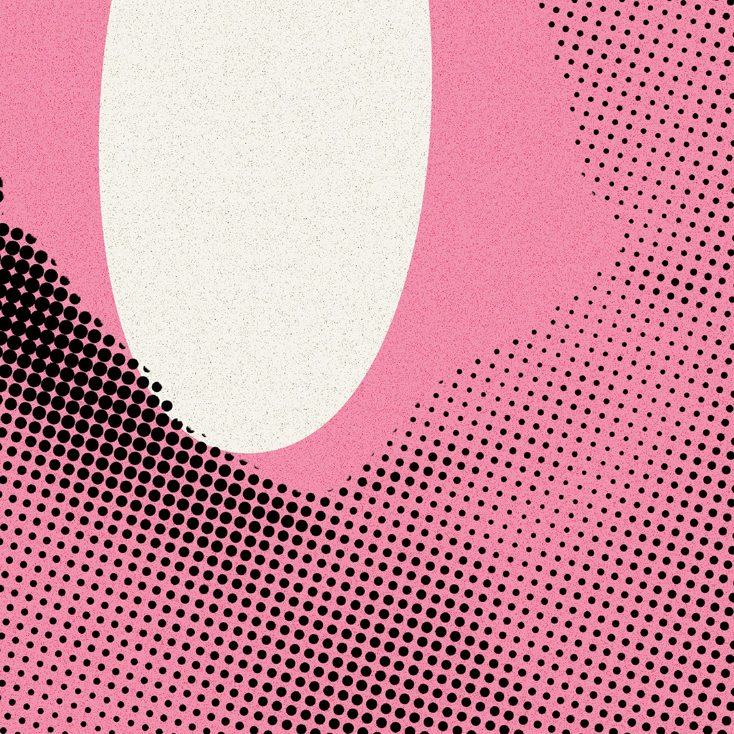 Modern, artistic It's OK poster conveying reassurance and optimism