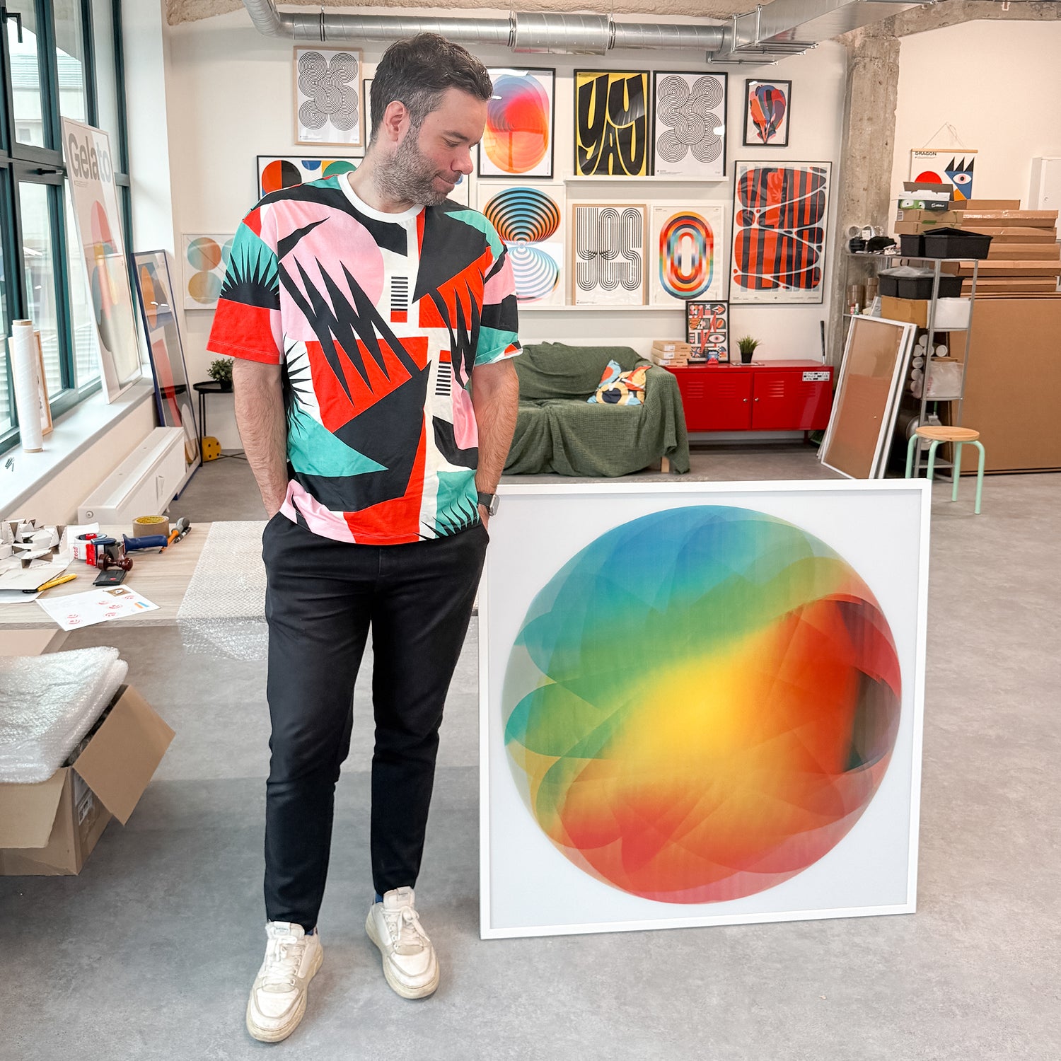 Lunaria (Edition of 3, 103x103 cm)