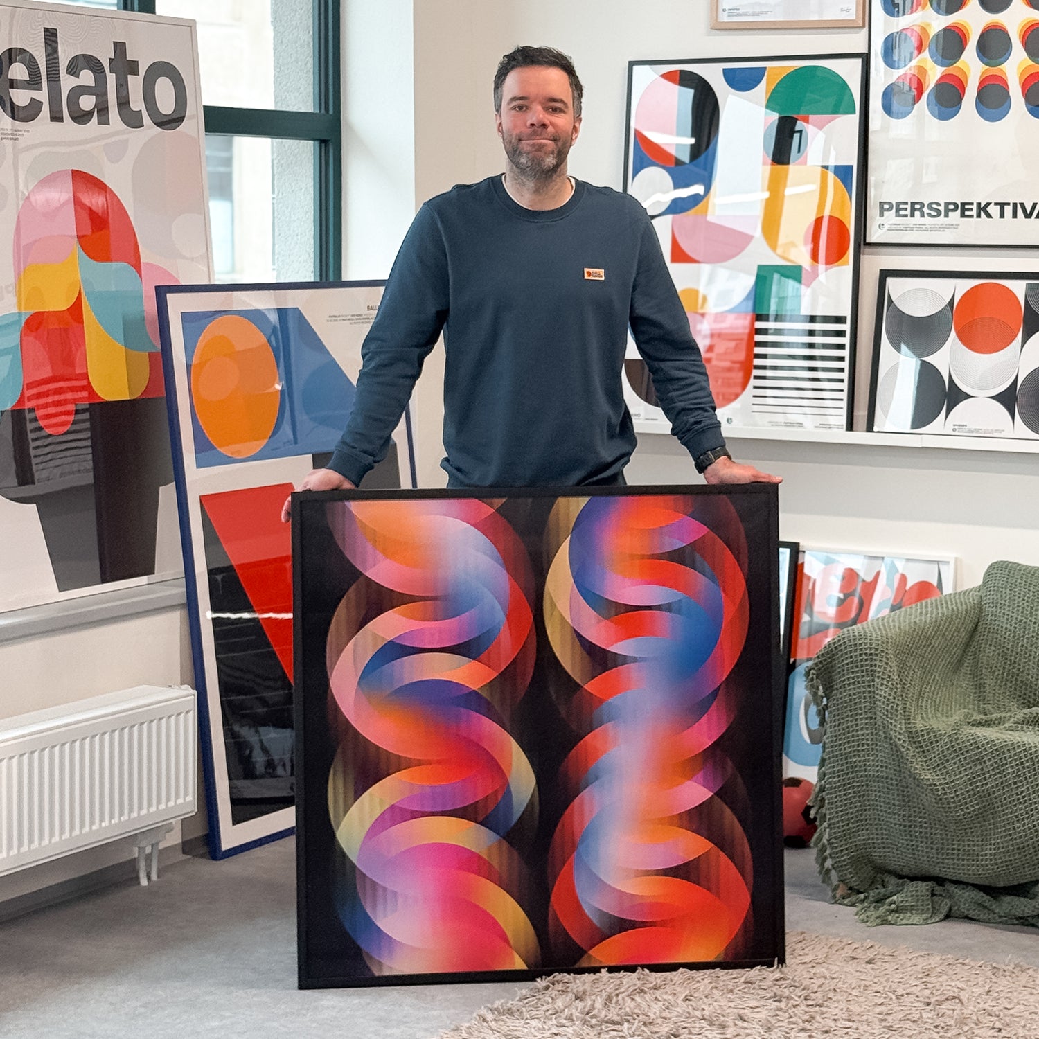 Chaospheres (1/1 Edition, 103x103 cm)