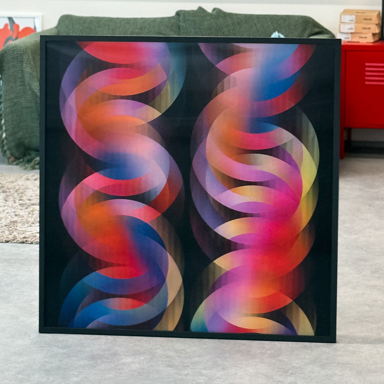 Chaospheres (1/1 Edition, 103x103 cm)