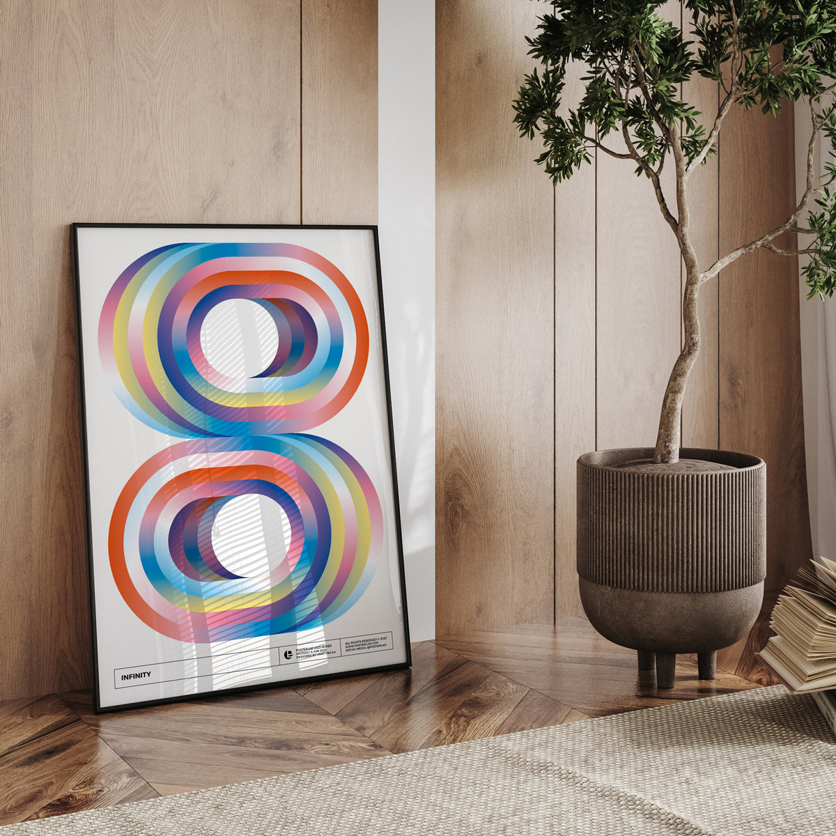 Infinity: Printed poster designed by PosterLad