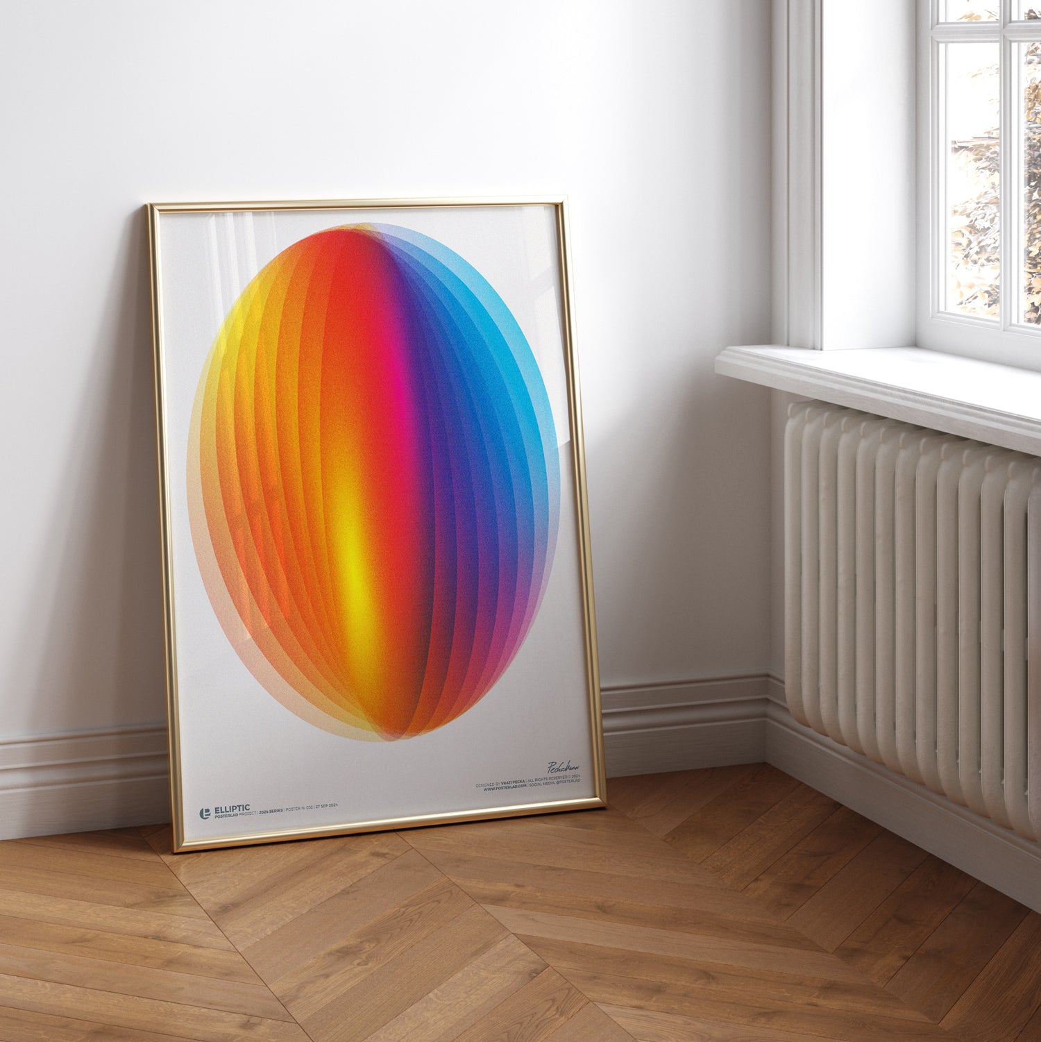 The-layers'-smooth-contours-and-precise-alignment-create-a-sense-of-depth-and-three-dimensionality-as-if-the-oval-is-floating-in-space