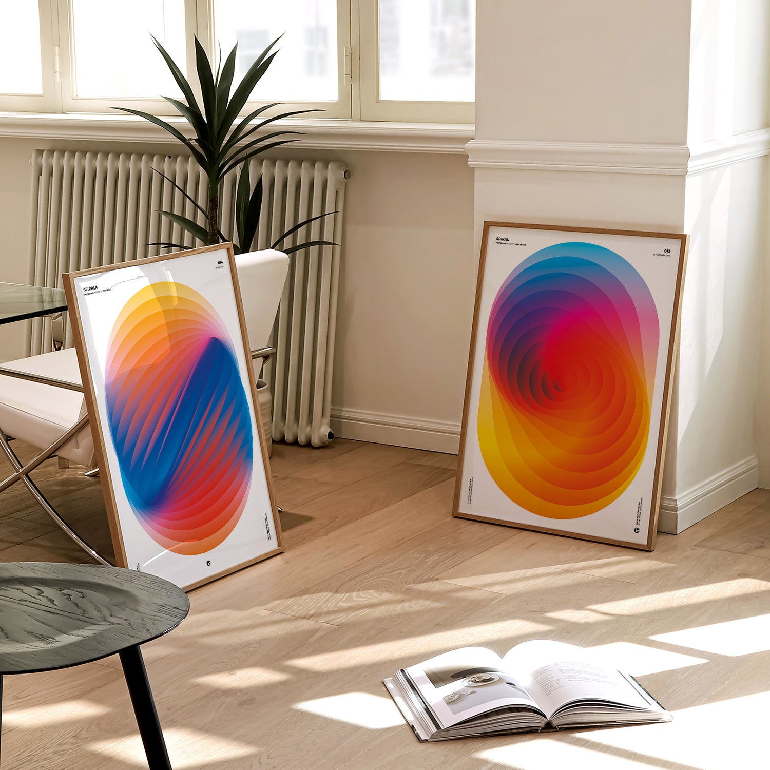 Decorate your home with a beautiful Spirala poster featuring museum-quality printing on thick matte paper