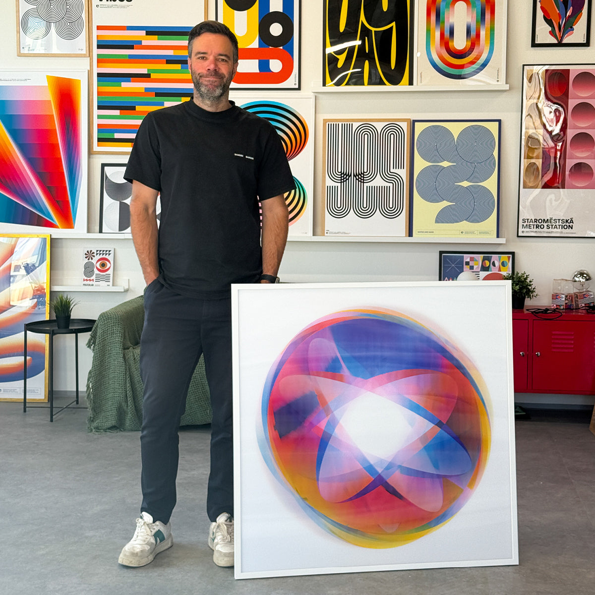 Apsis (Edition of 1, 100x100 cm)