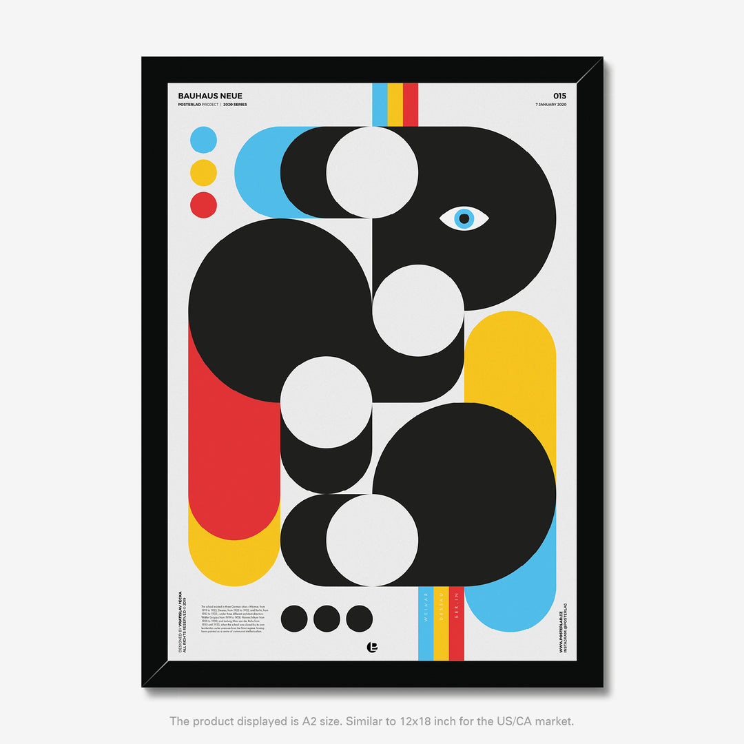 Composition balanced yet dynamic, with curved and circular forms creating a sense of movement