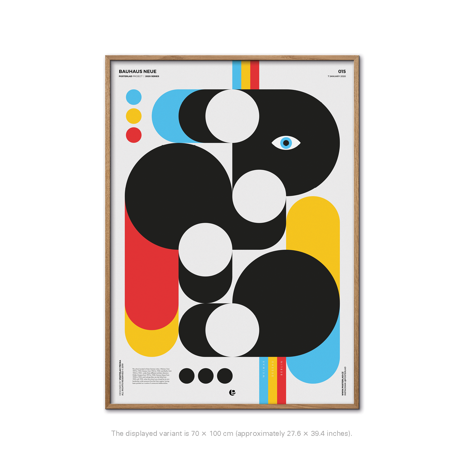 Bauhaus Neue: Printed poster designed by PosterLad Bauhaus Neue: Printed poster designed by PosterLad