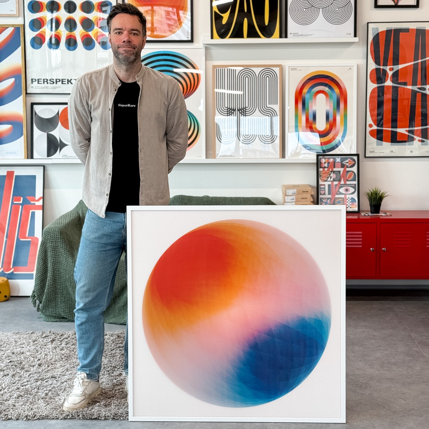 Chromatic (1/1 Edition, 103x103 cm)