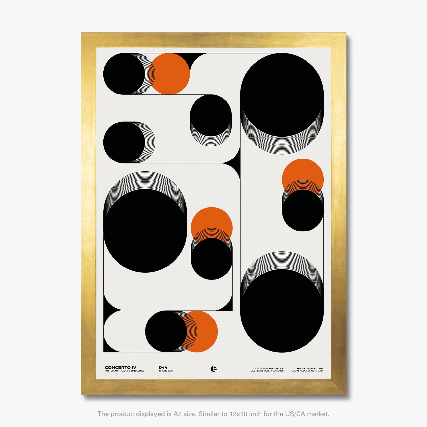  Concerto IV modern precise aesthetic with slight Bauhaus influence