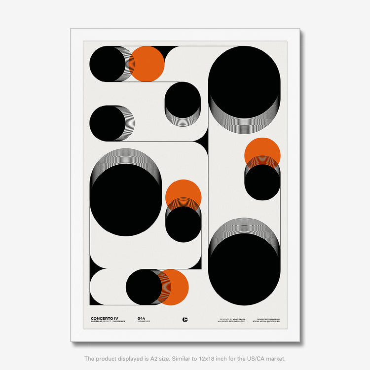 Concerto IV museum-quality thick matte paper print for home and office
