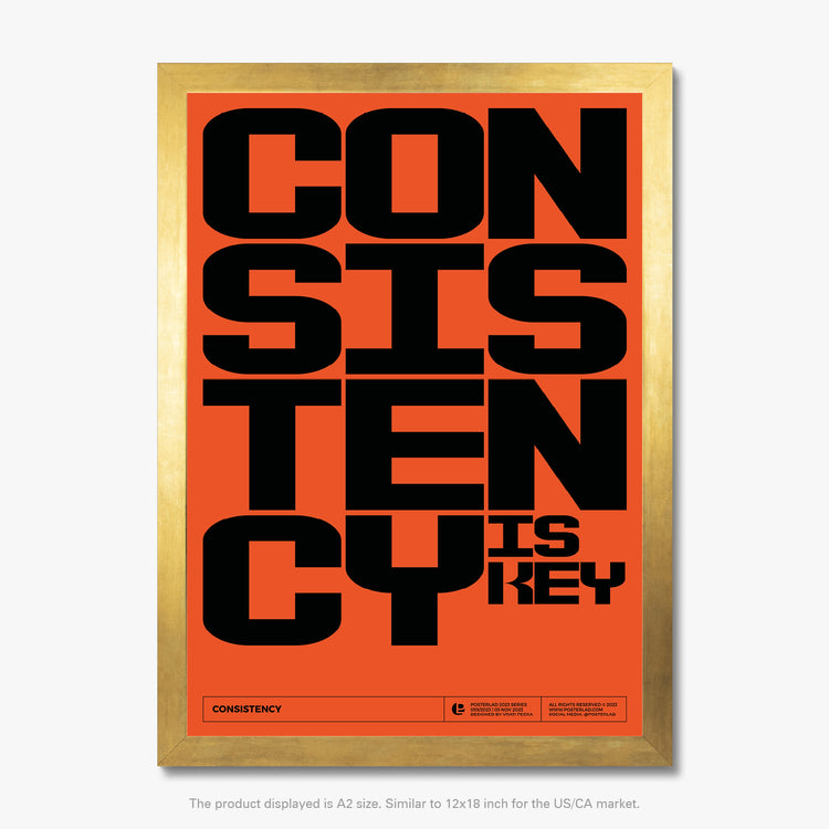 Consistency is key to success in business and personal endeavors