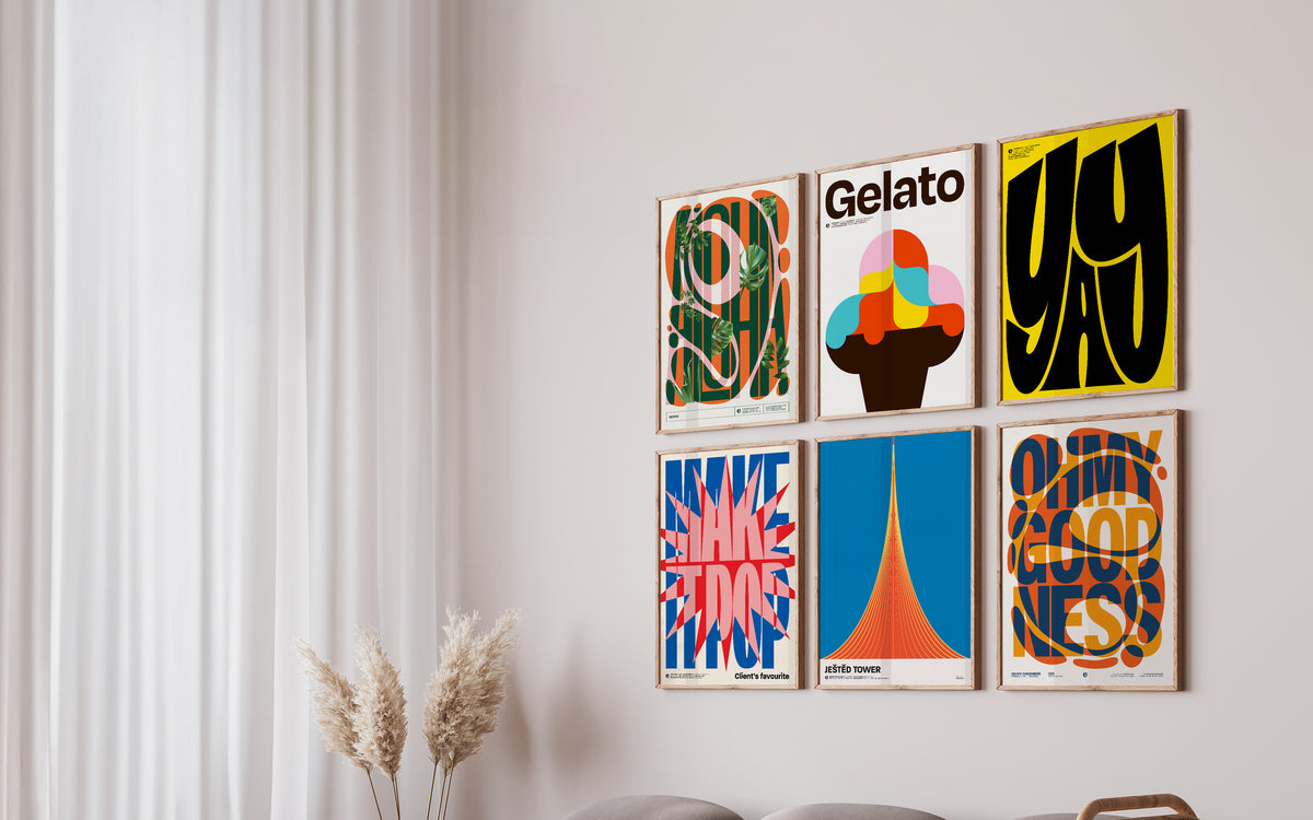 PosterLad: Abstract posters & art prints inspired by the '90s