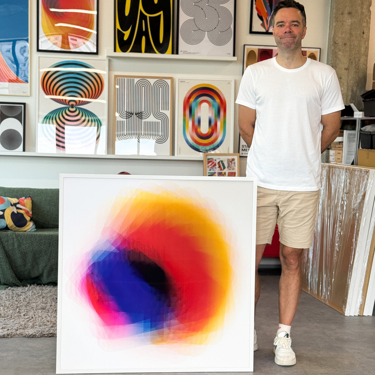 Drift (Edition of 1, 100x100 cm)