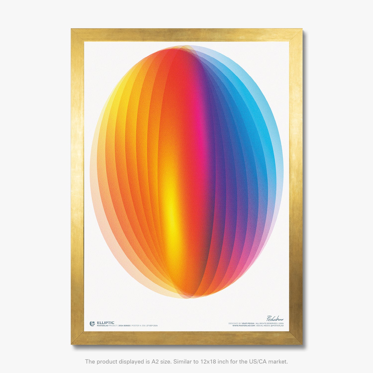 Elegant and dynamic, evoking the beauty of light and energy in motion, museum-quality posters made on thick matte paper