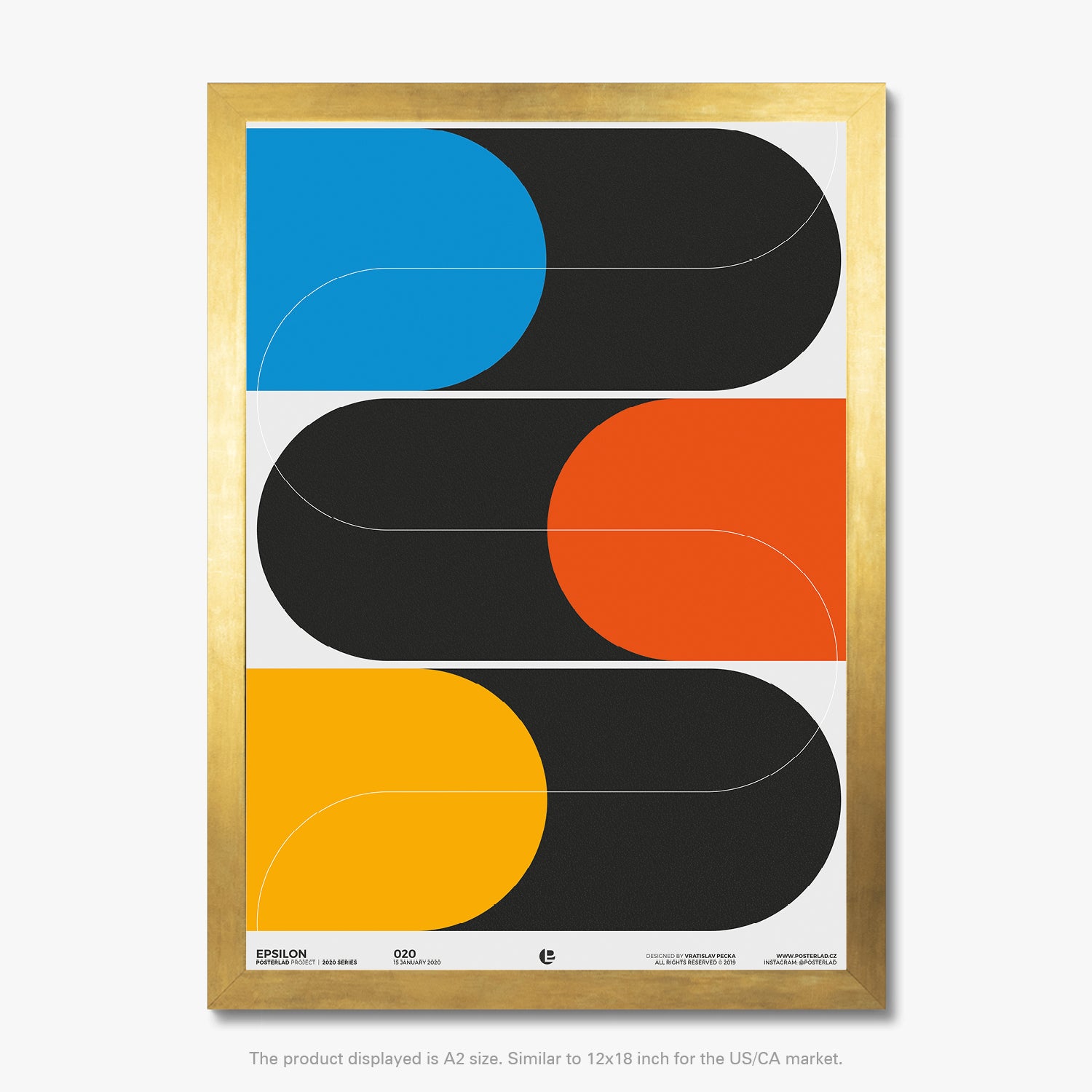 Clean, minimalist design evoking movement and balance