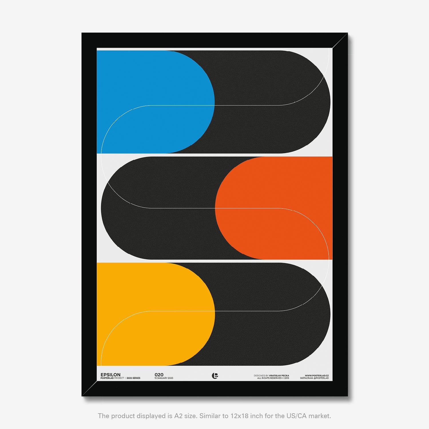 Harmonious blend of vivid blue, fiery orange, and golden yellow colors
