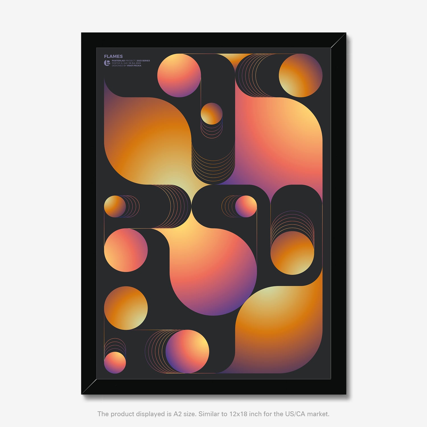 Attention-grabbing piece embodying movement and fire, adding warmth to any room