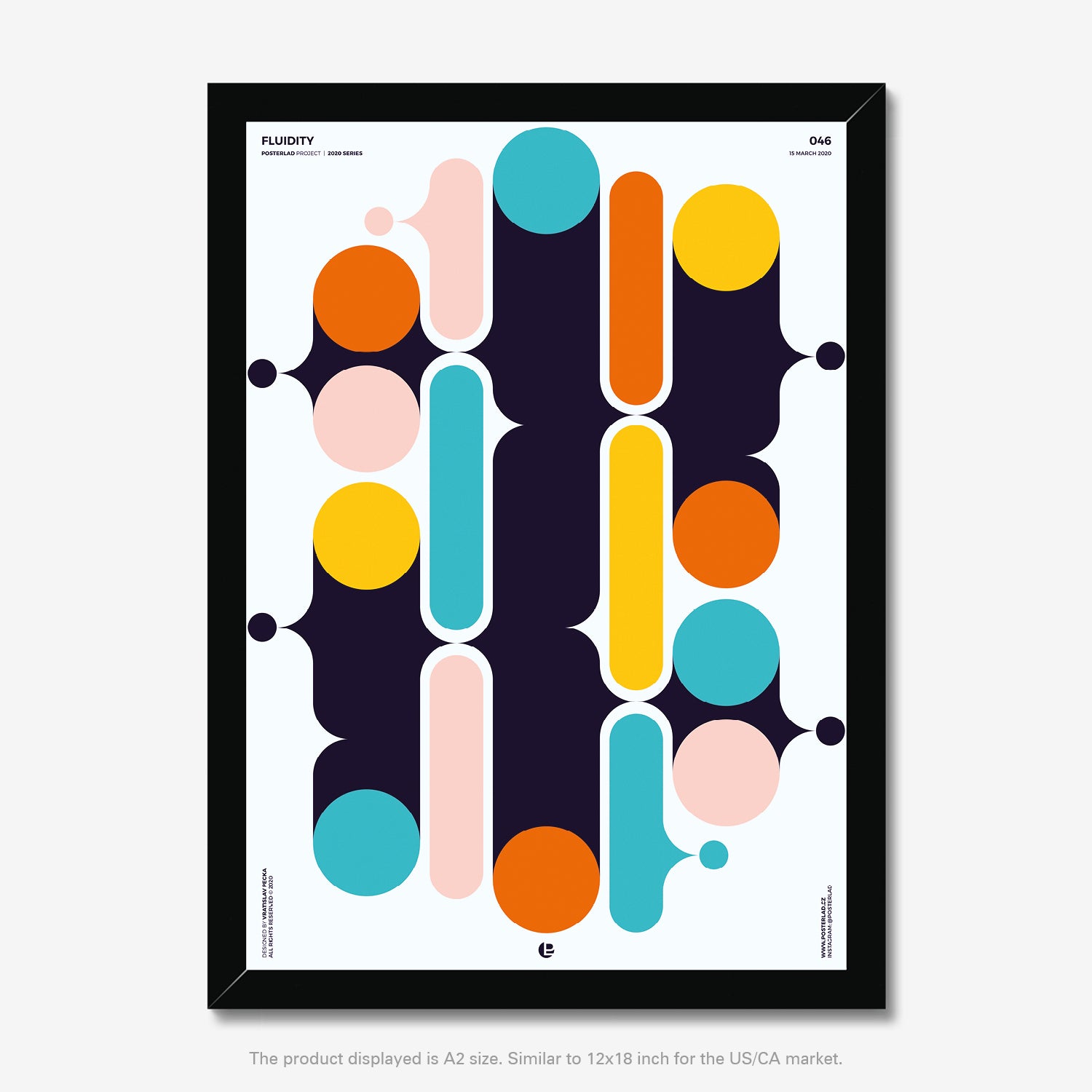 Soothing yet dynamic composition bringing tranquility and balance to any space