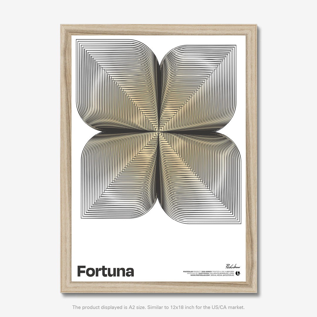 Hypnotic and symmetrical design of intersecting lines forming a geometric shape