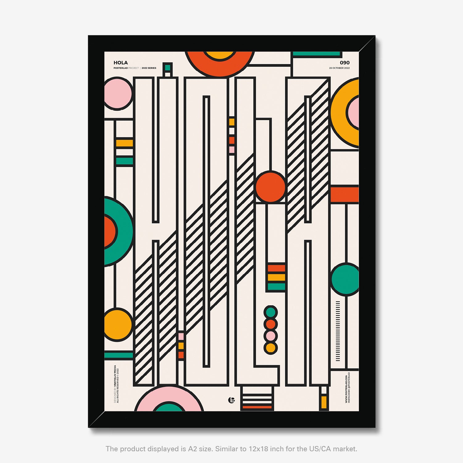 A colorful and stylish Hola product designed for modern living spaces