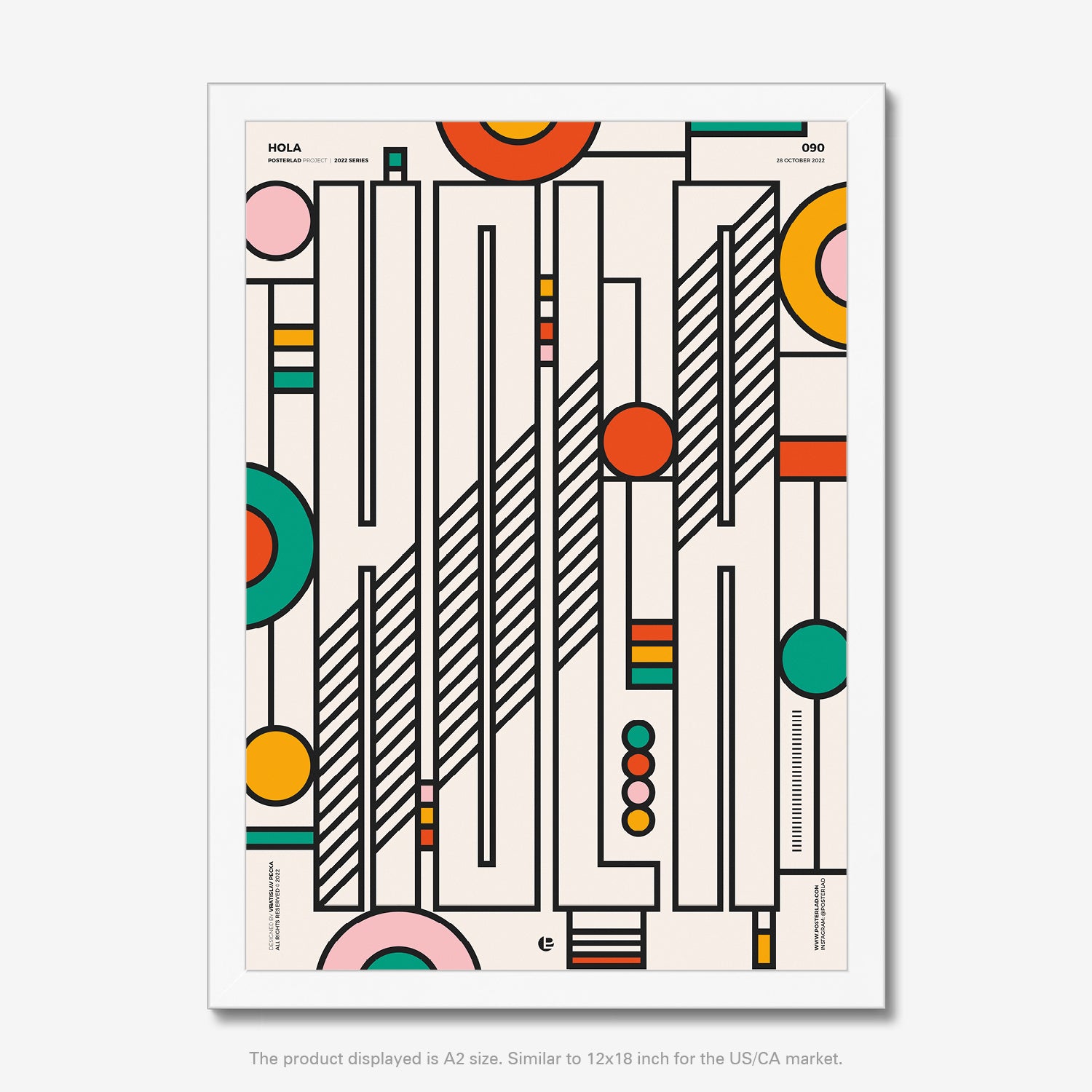 Colorful and vibrant Hola product with playful design and bold lettering