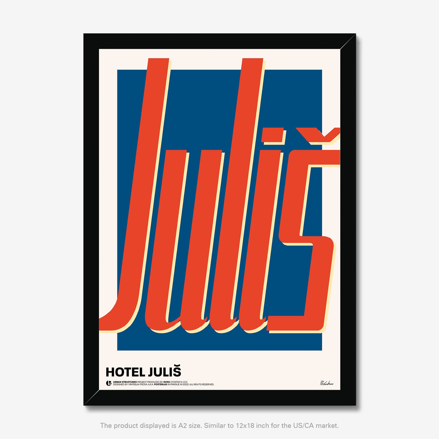 Frame not included for these stunning Hotel Juliš prints