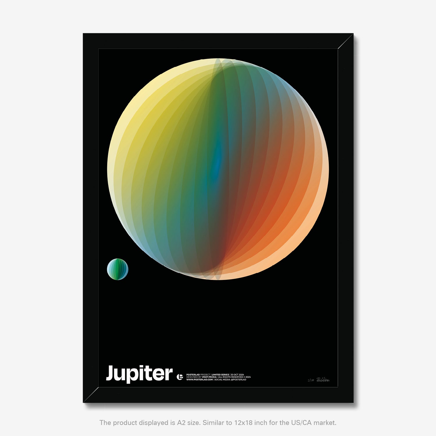 21 × 30 cm size A4 poster, perfect accent for any room or office