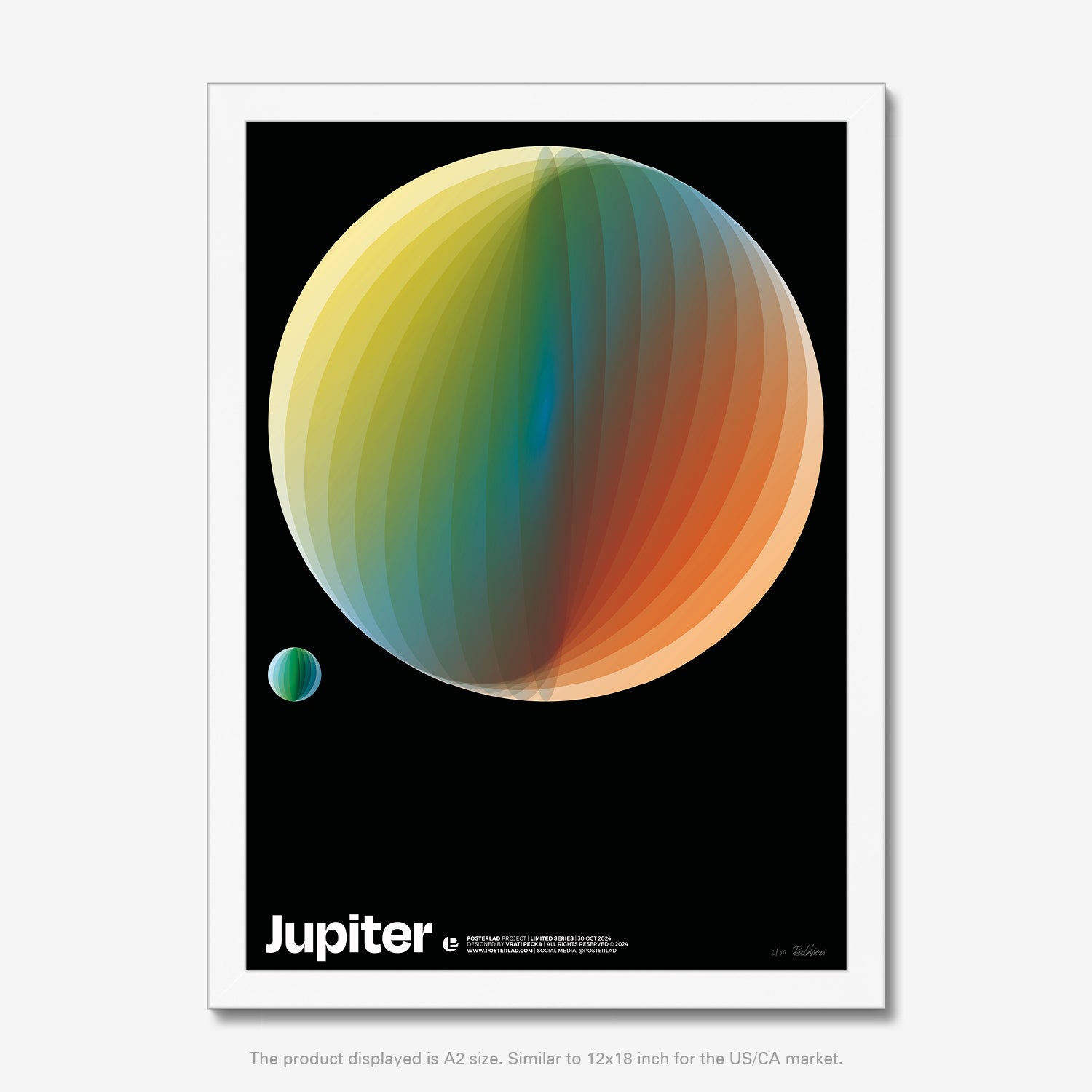 Brighten your environment with this wonderful accent poster on 94% opaque paper