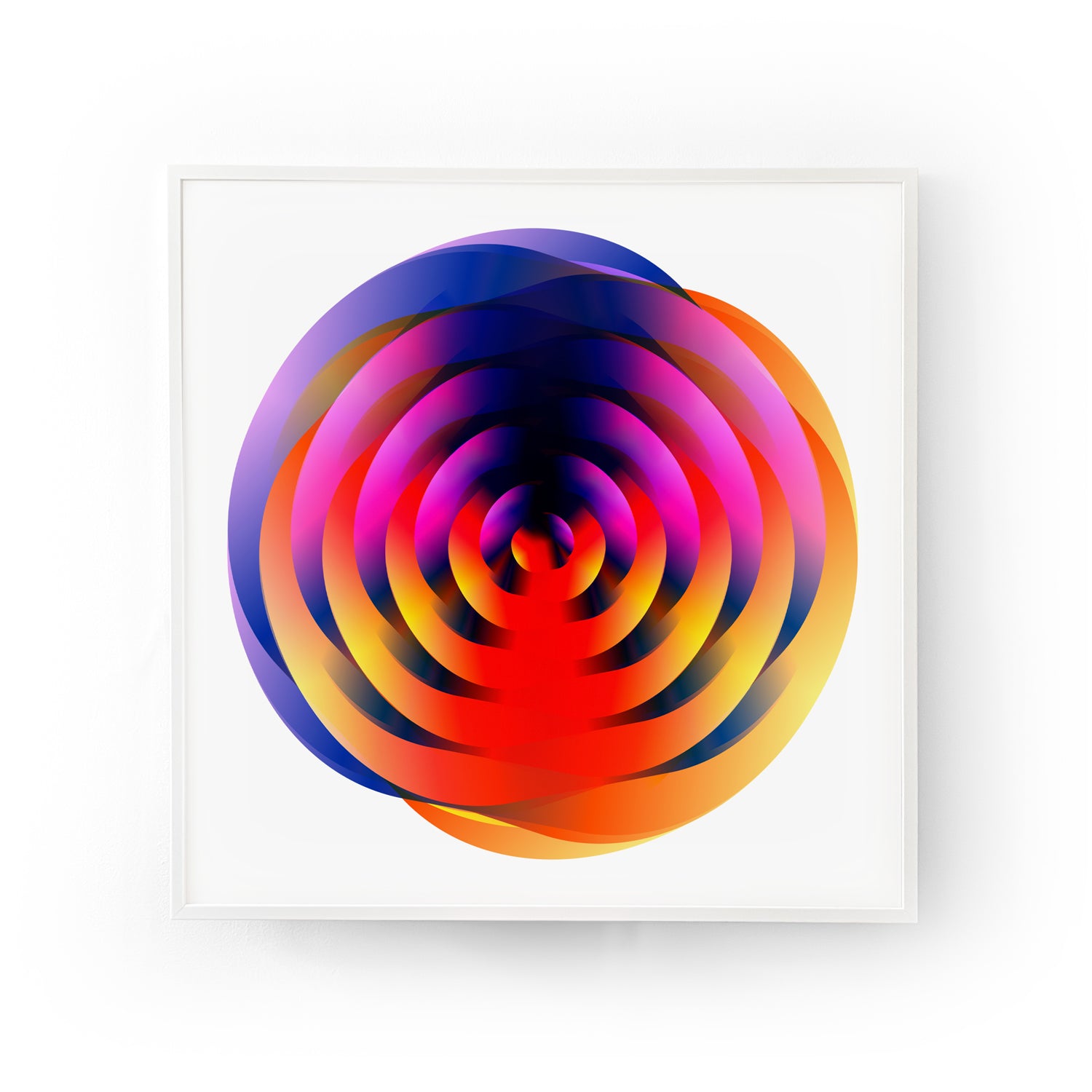 Purple Spin (1/1 Edition, 103x103 cm)