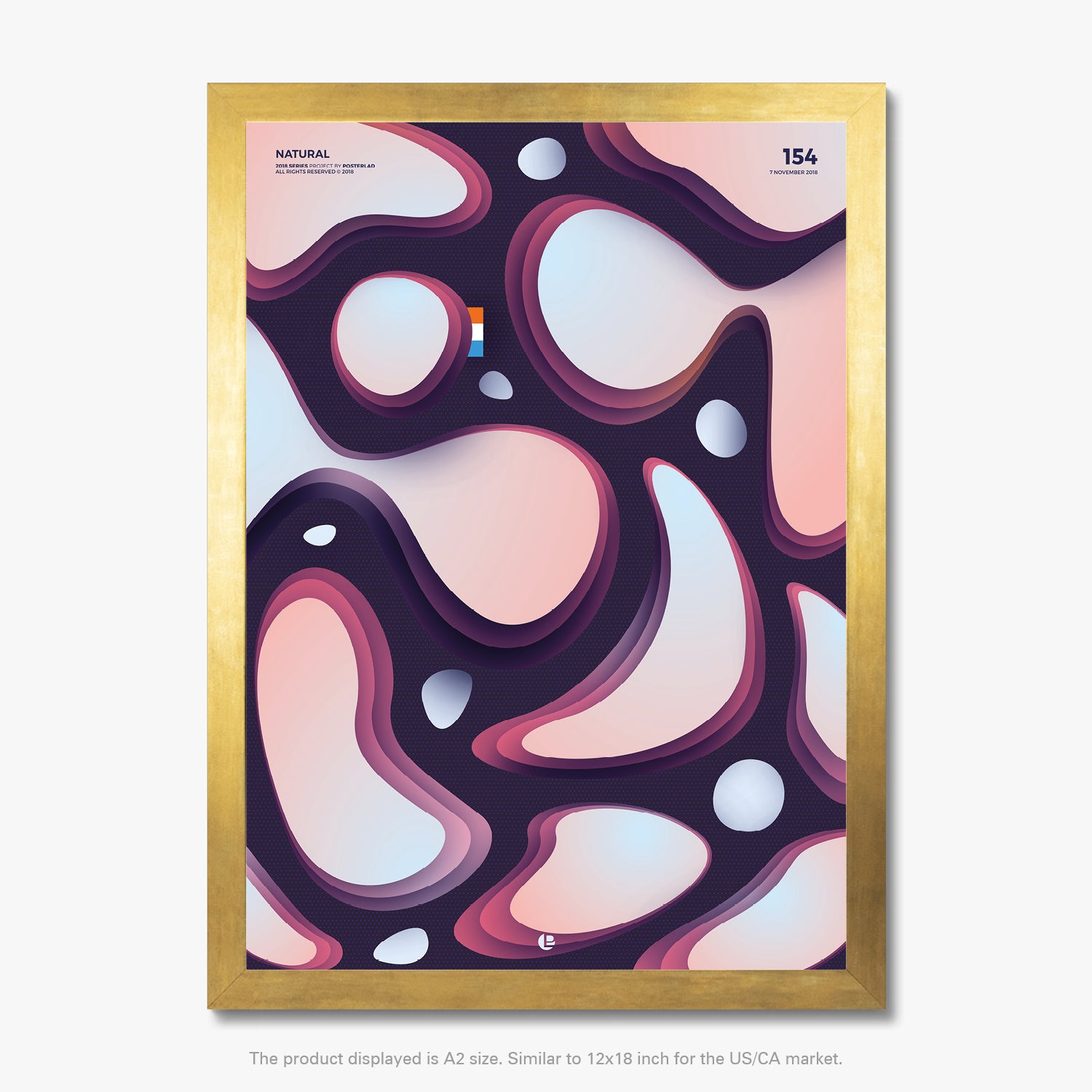 Natural poster featuring serene and organic design, evoking calm and connection to nature