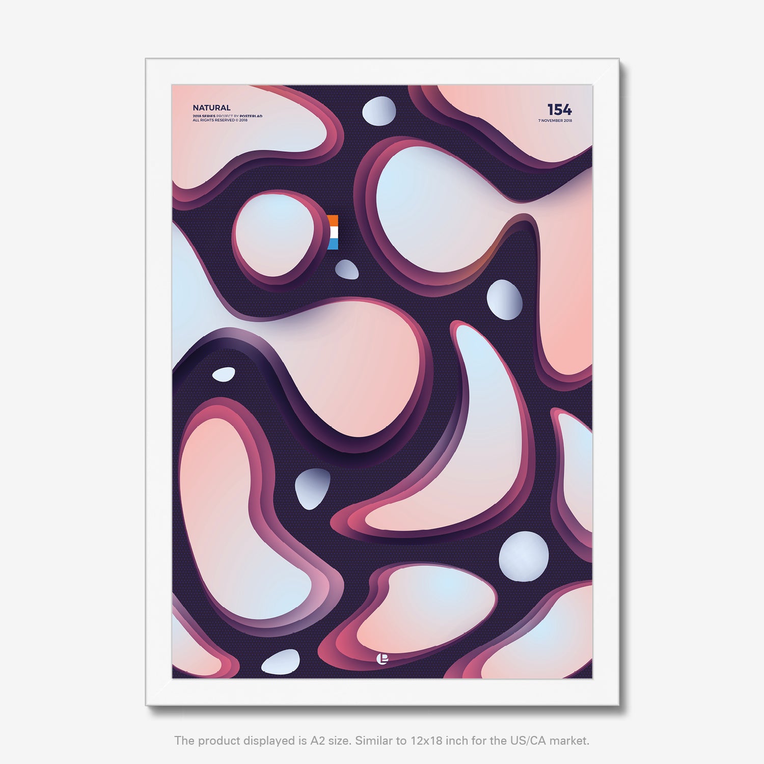 Peaceful and harmonious Natural poster for home, office, or wellness space
