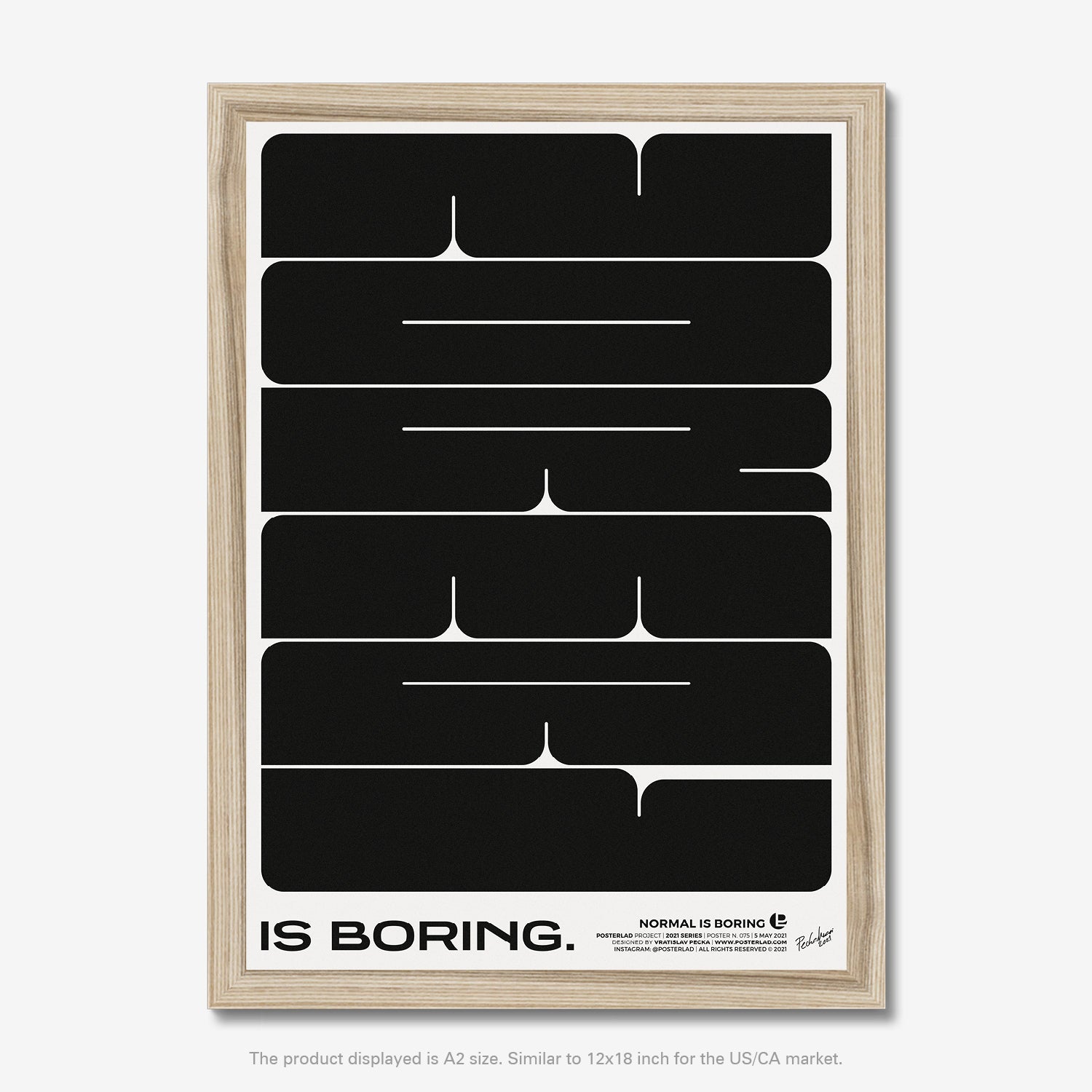  Striking and thought-provoking design, aligning with theme of breaking conventions 