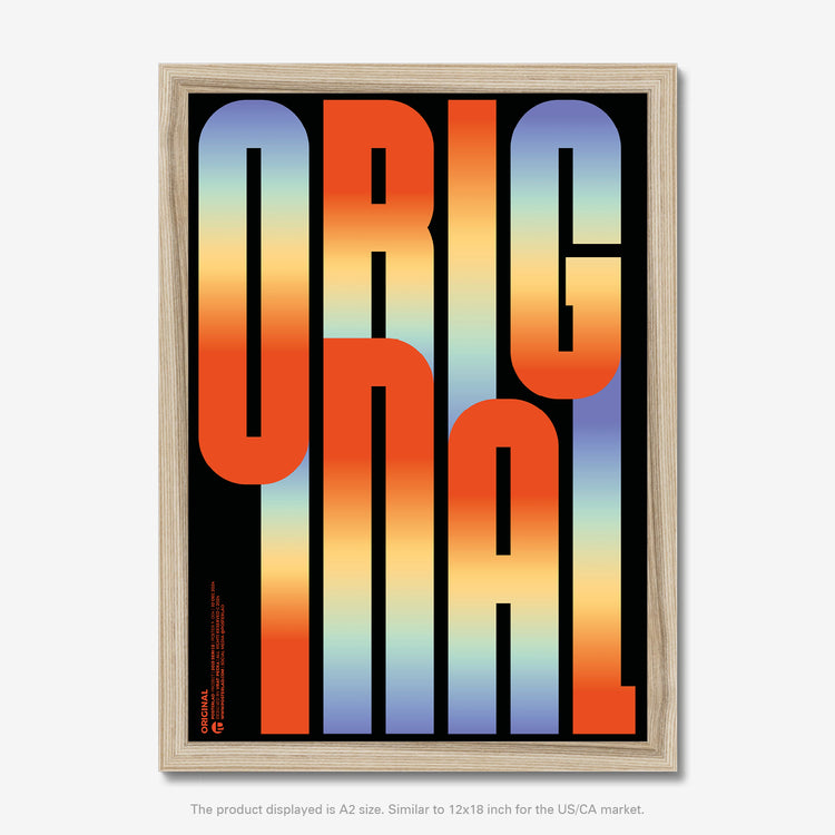 Japanese-sourced poster with museum-quality thickness and opacity