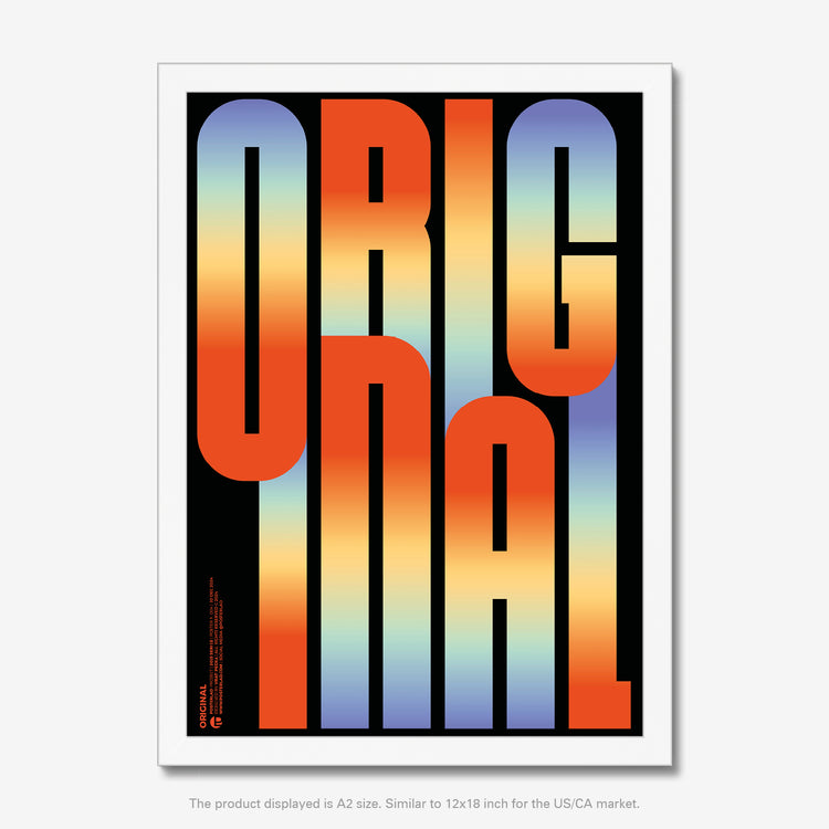 Thick matte paper poster with 026mm thickness and 189 g/m² weight