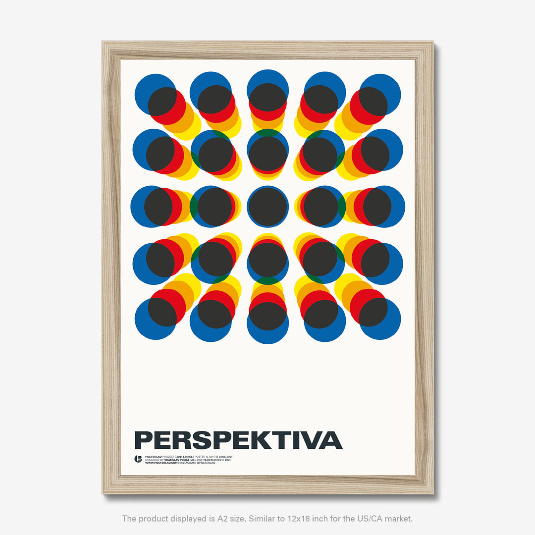 Dynamic and almost three-dimensional effect created by concentric circular shapes layered with vibrant, overlapping colors