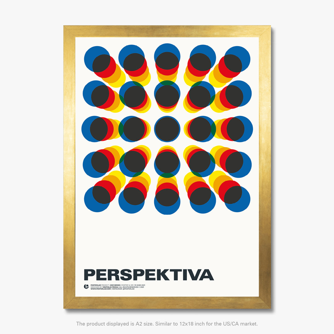 Modern, geometric, engaging design drawing the viewer into its vibrant, structured pattern