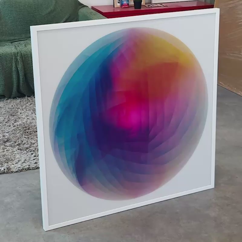 Load video: Spectra (Edition of 3, 100x100 cm)