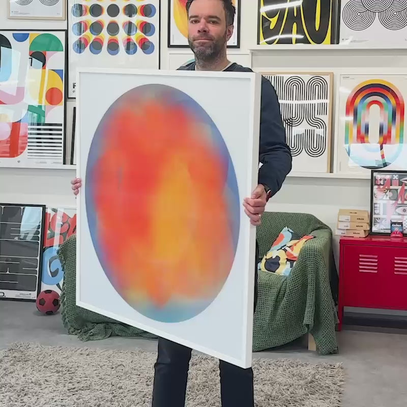 Charger la vidéo : Satura (1/1 Edition, 103x103 cm)