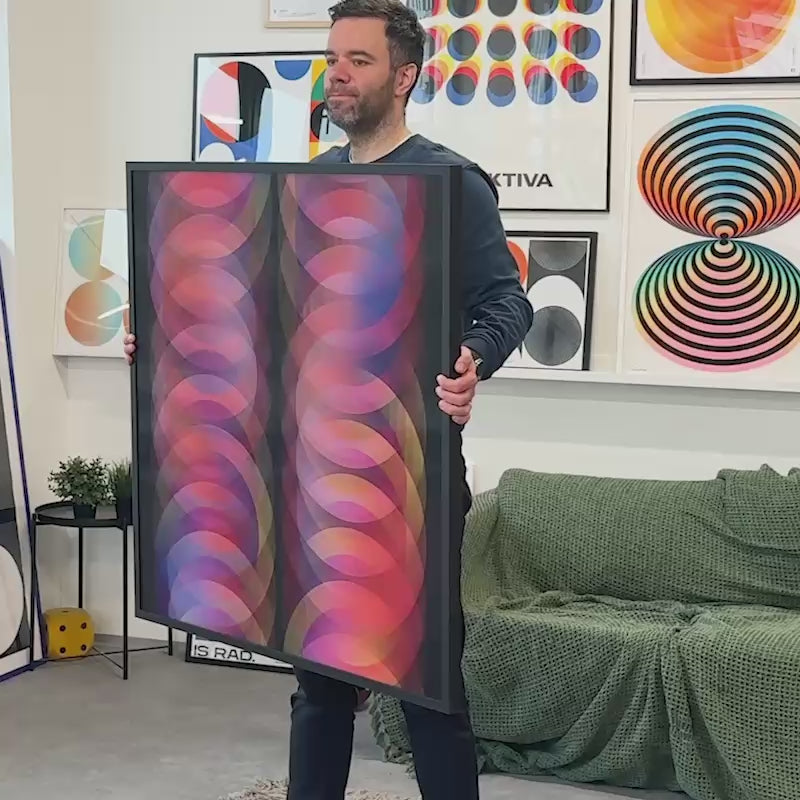 Load video: Chaospheres (1/1 Edition, 103x103 cm)