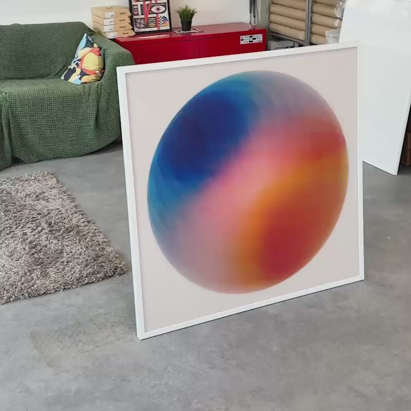 Load video: Chromatic (1/1 Edition, 103x103 cm)