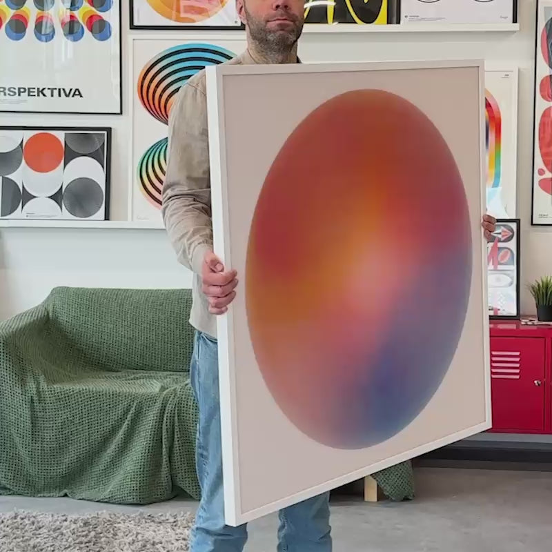 Load video: Chromatic (1/1 Edition, 103x103 cm)