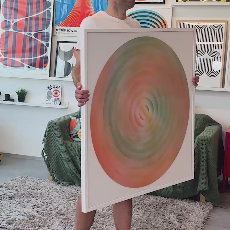Load video: Nebula (Edition of 1, 100x100 cm)