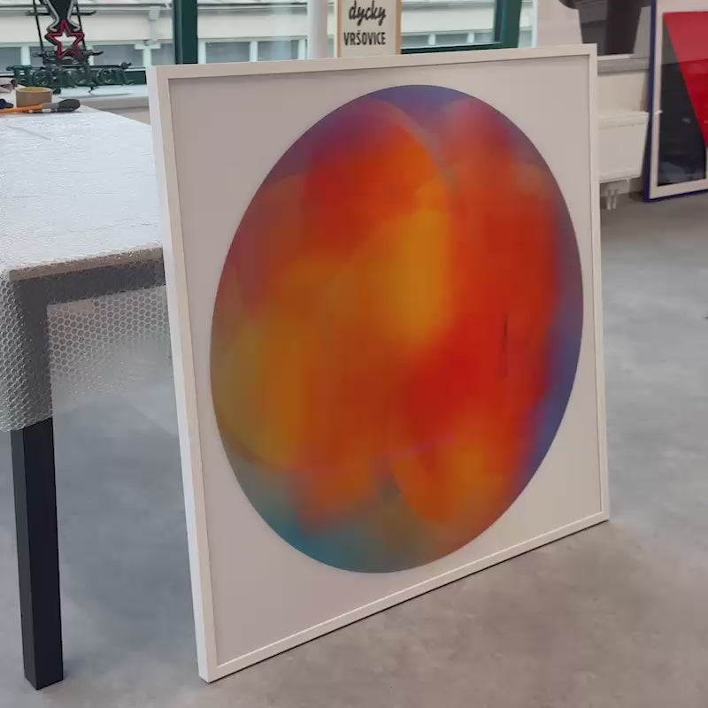 Charger la vidéo : Satura (1/1 Edition, 103x103 cm)