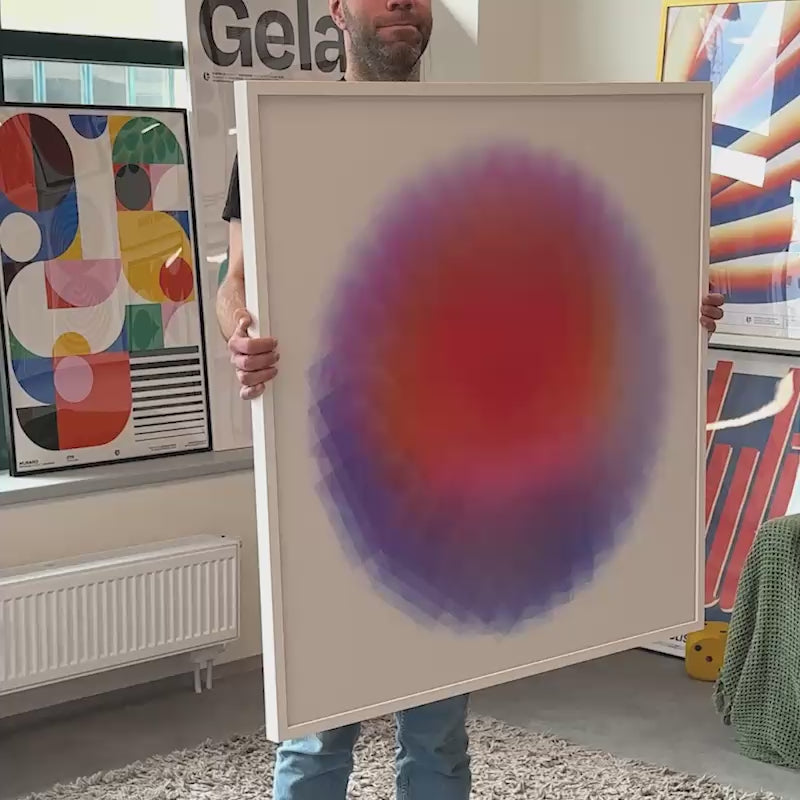 Load video: Ametrine (1/1 Edition, 103x103 cm)
